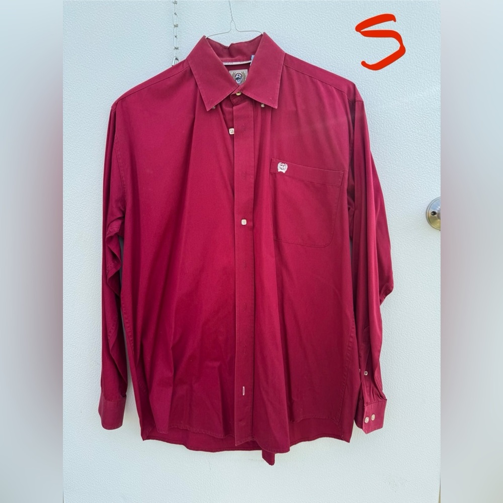 Men’s cinch button up size small